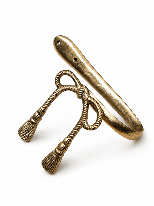 LUXURY SOLID BRASS ROPE CURTAIN TIE F121