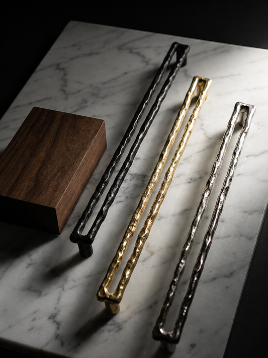 LUXURY SOLID BRASS TERATONE DRAWER & CABINET PULL F112-F117