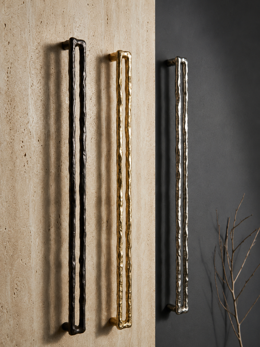 LUXURY SOLID BRASS TERATONE DRAWER & CABINET PULL F112-F117