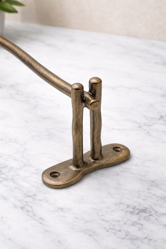 LUXURY SOLID BRASS TOWEL BAR (18") F103