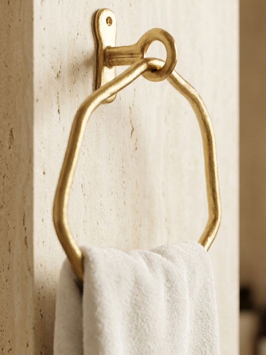 Luxury Solid Brass Towel Ring
