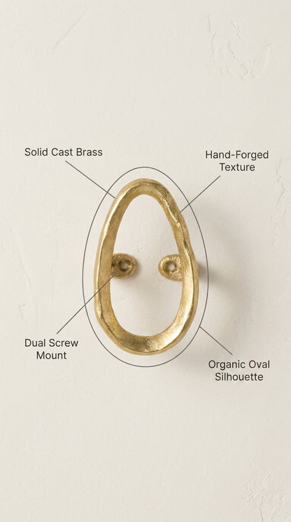 LUXURY SOLID BRASS WALL HOOK F36