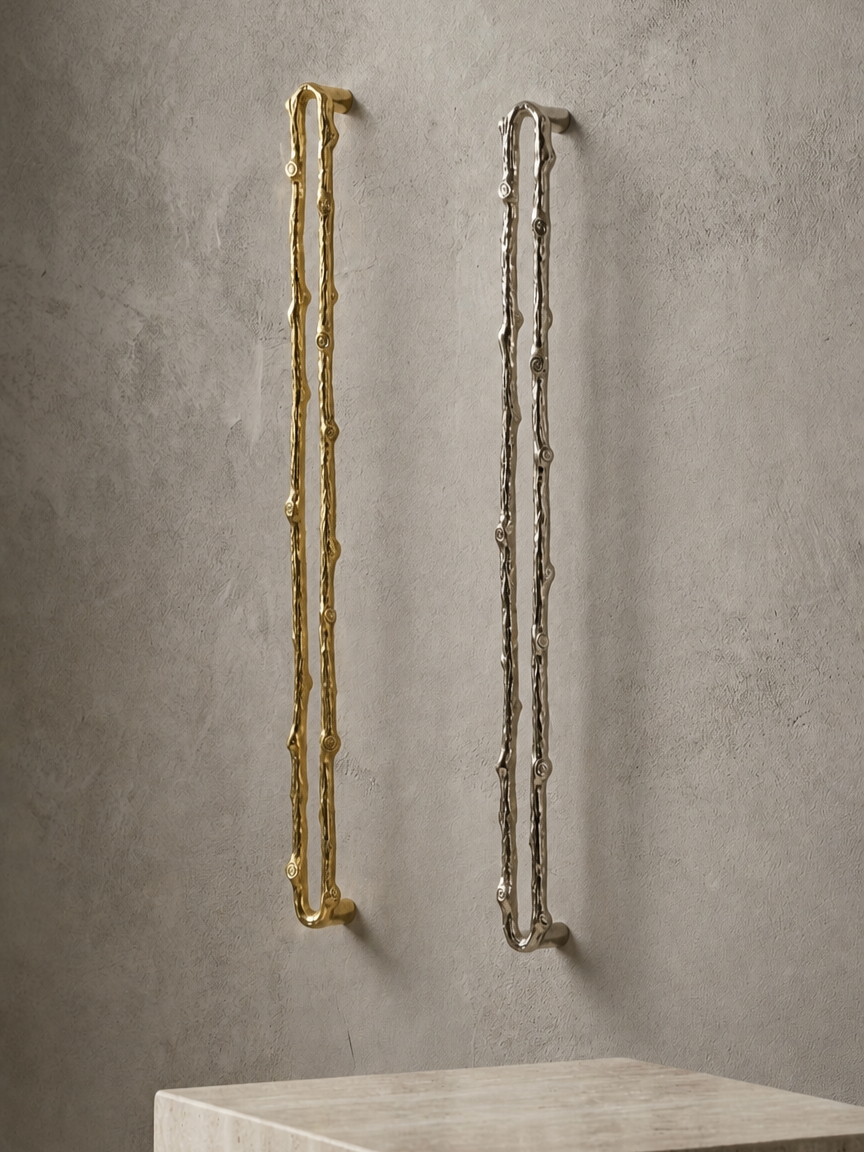 LUXURY TIMBATONE SOLID BRASS DRAWER & CABINET PULL F80-F85
