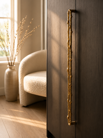 LUXURY TIMBATONE SOLID BRASS DRAWER & CABINET PULL F80-F85