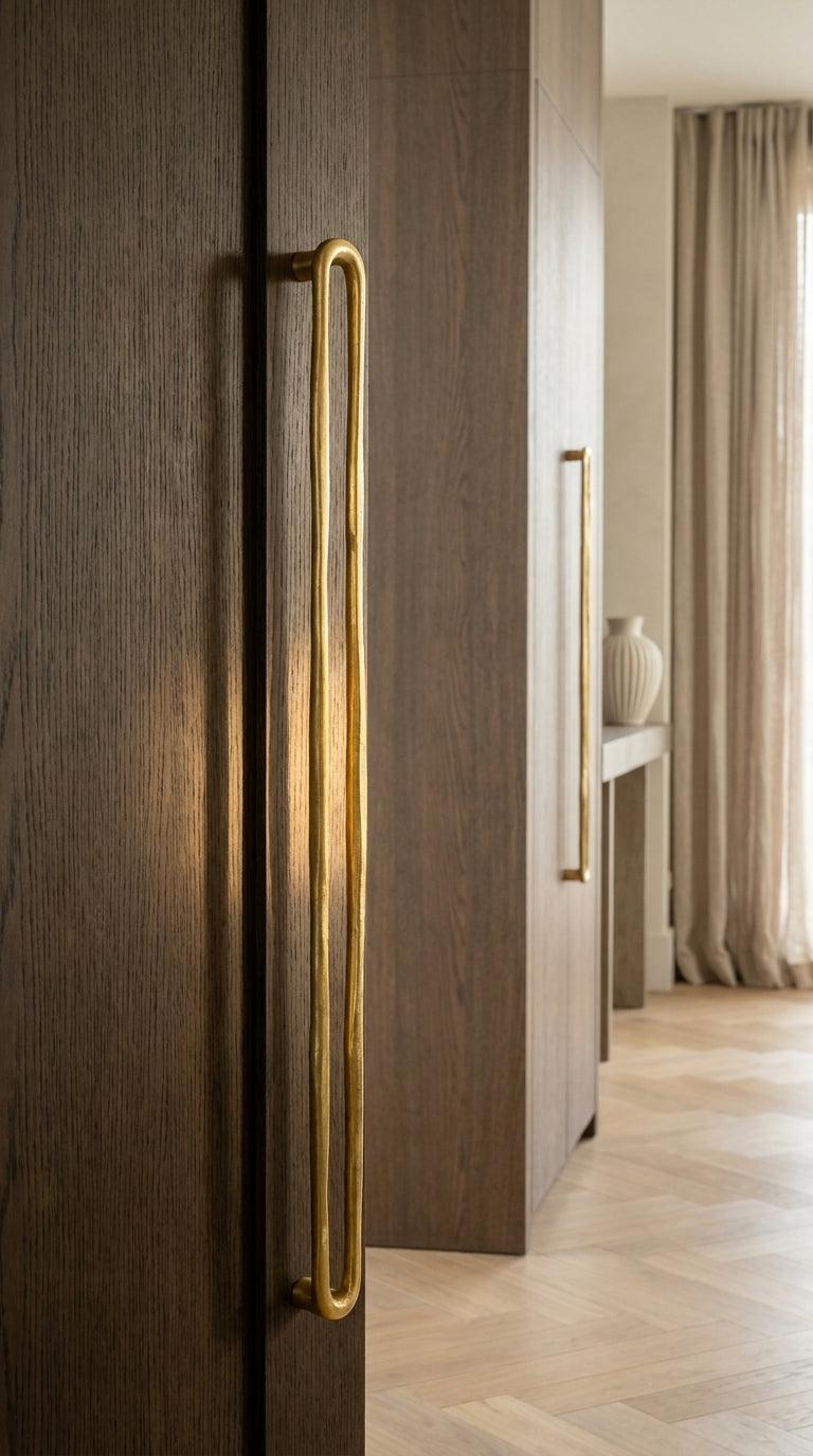 Luxury Solid Brass Drawer, Cabinet & Appliance Pull – F68-F73