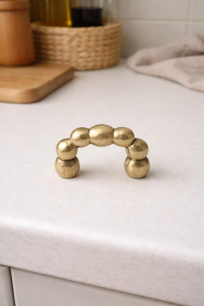 Pebble Luxury Solid Brass Cabinet Pull