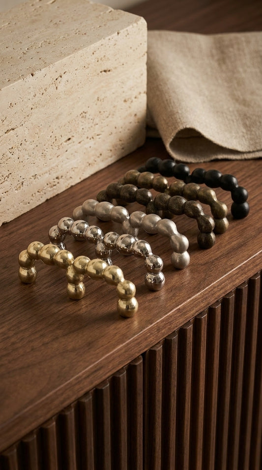 Pebble Luxury Solid Brass Cabinet Pull