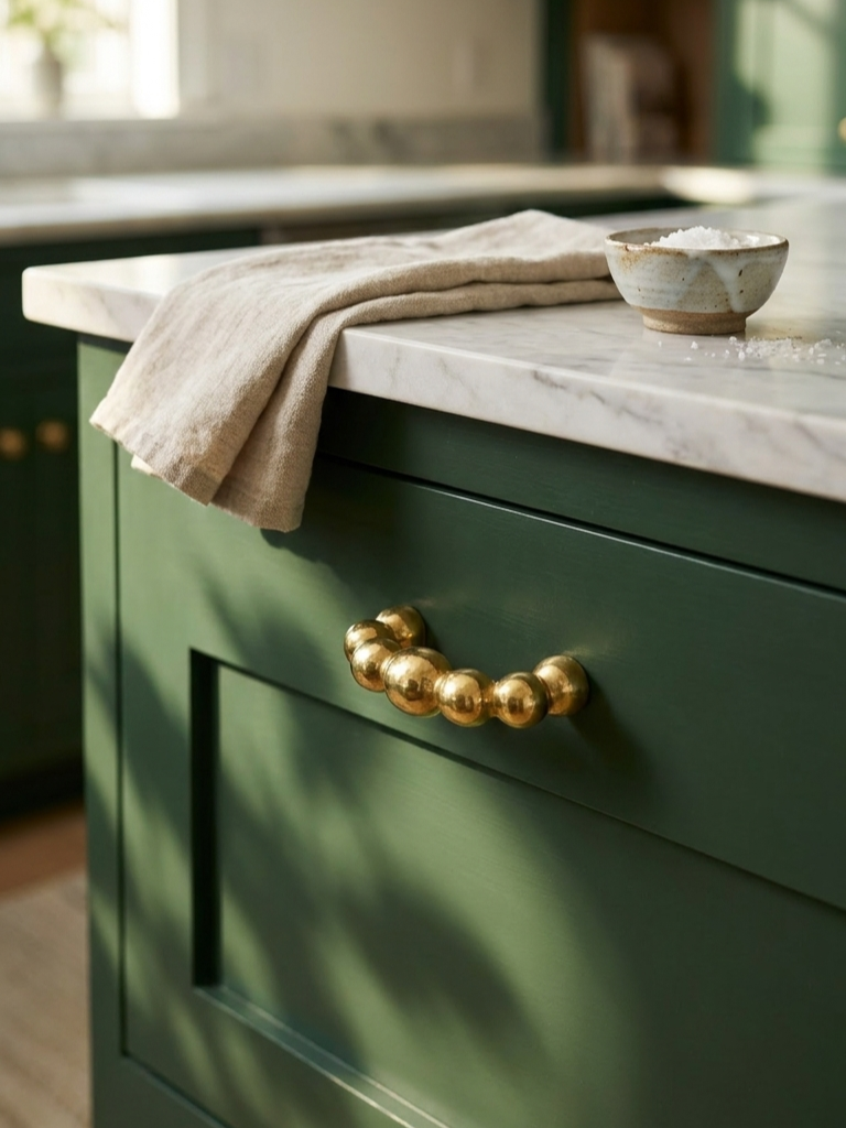 Pebble Luxury Solid Brass Cabinet Pull