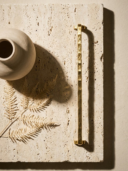 RECTILINEAR SOLID BRASS DOOR PULL F06-F09