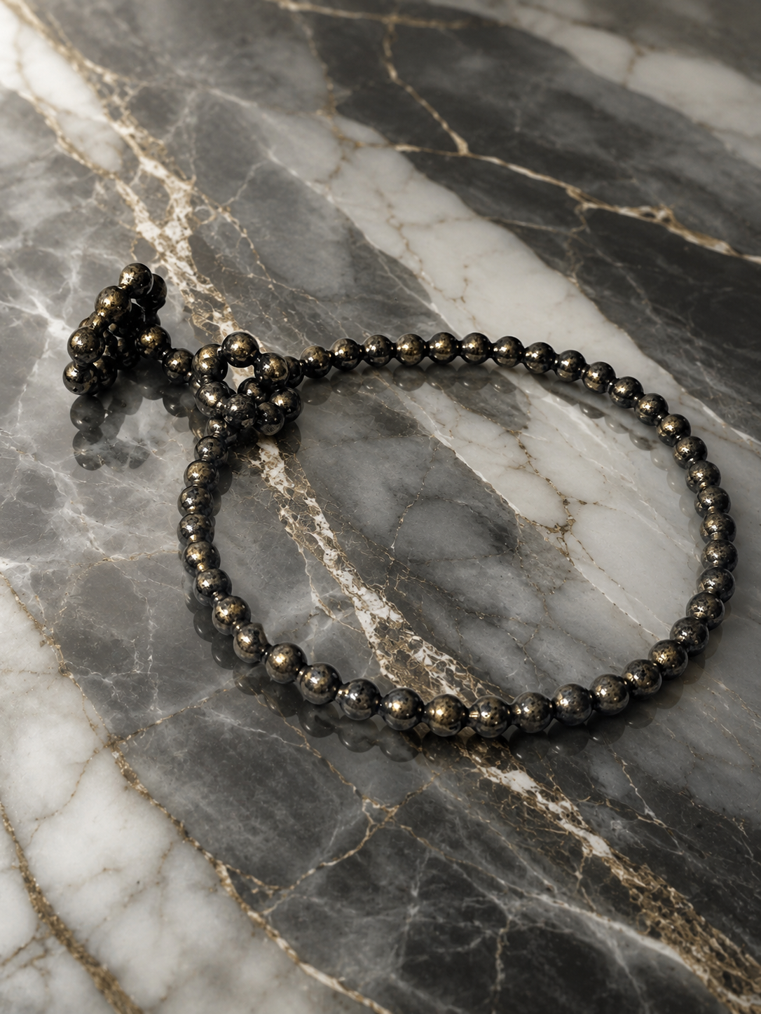 LUXURY SOLID BRASS PEARL TOWEL RING F101