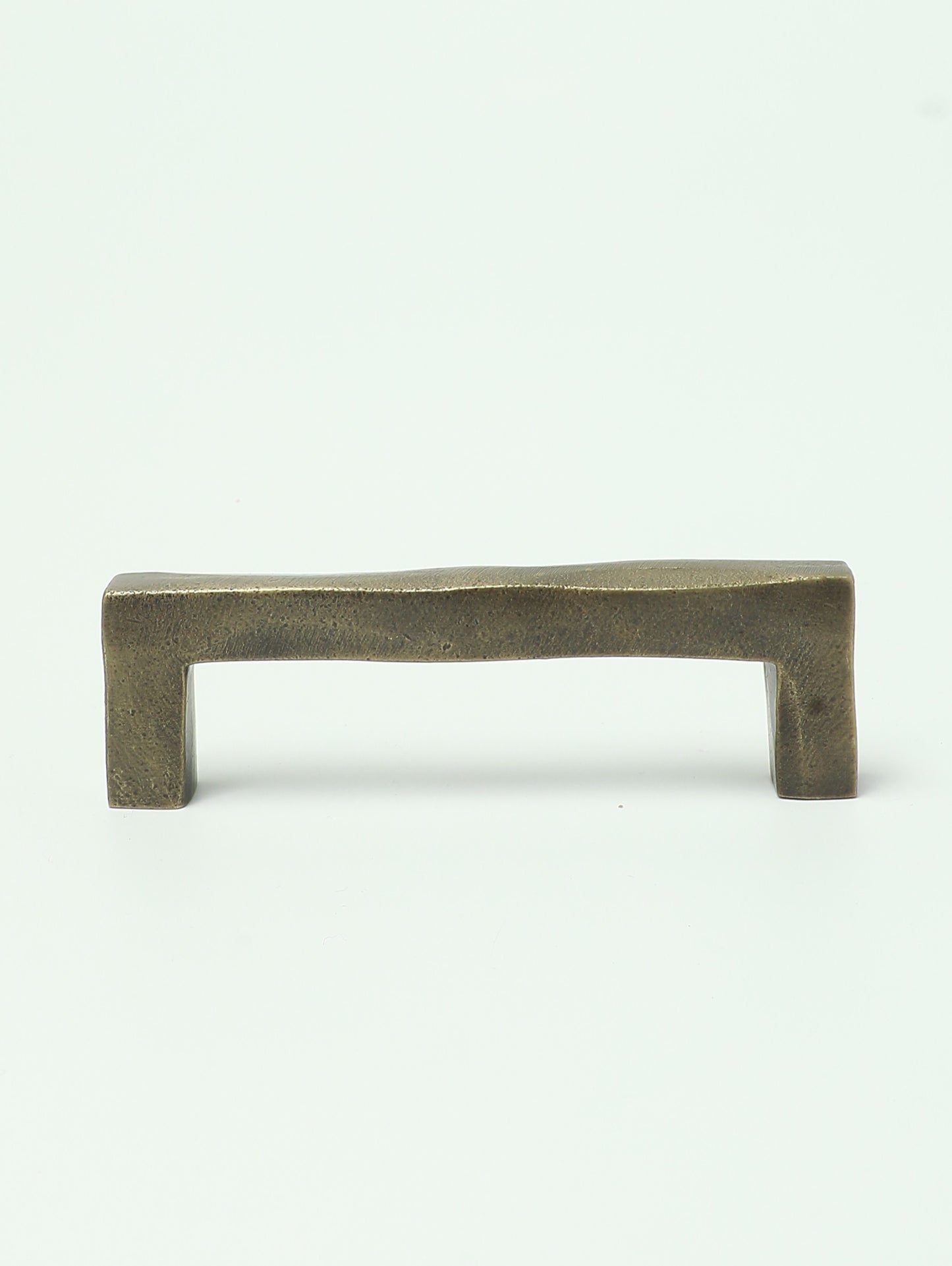 SOLID BRASS DOOR PULL WABI SABI SQUARE