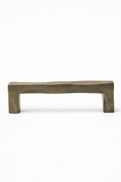 SOLID BRASS DOOR PULL WABI SABI SQUARE F10-F14