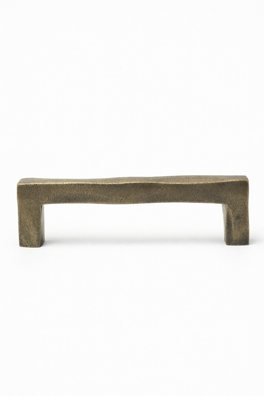 SOLID BRASS DOOR PULL WABI SABI SQUARE F10-F14