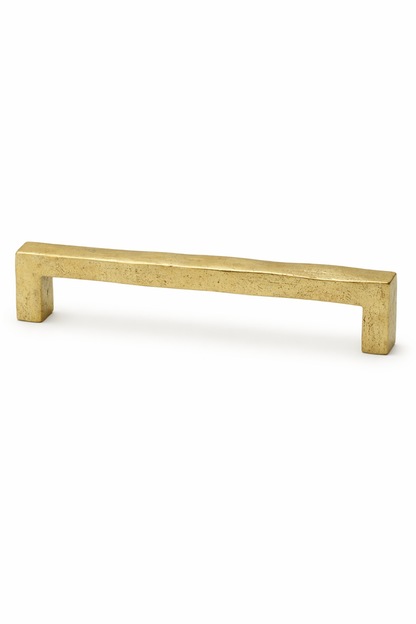 SOLID BRASS DOOR PULL WABI SABI SQUARE F10-F14