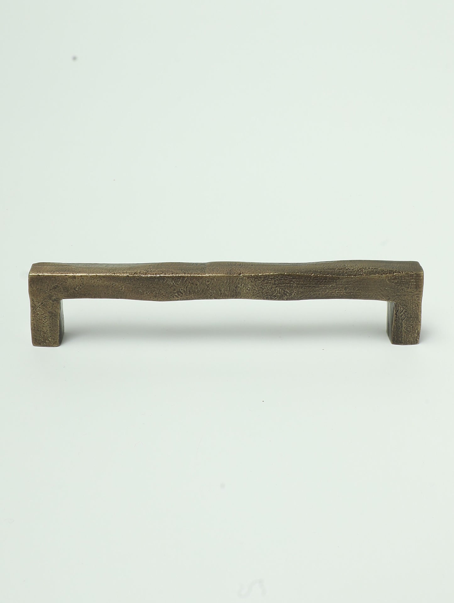 SOLID BRASS DOOR PULL WABI SABI SQUARE