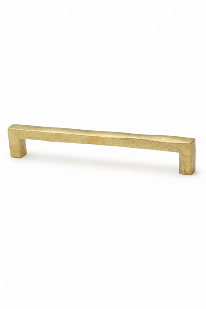SOLID BRASS DOOR PULL WABI SABI SQUARE F10-F14