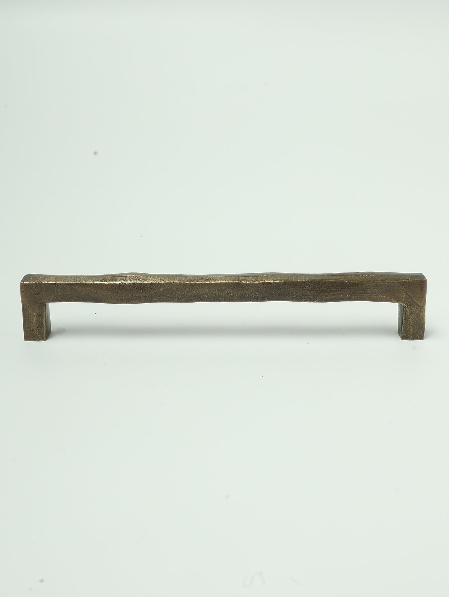 SOLID BRASS DOOR PULL WABI SABI SQUARE