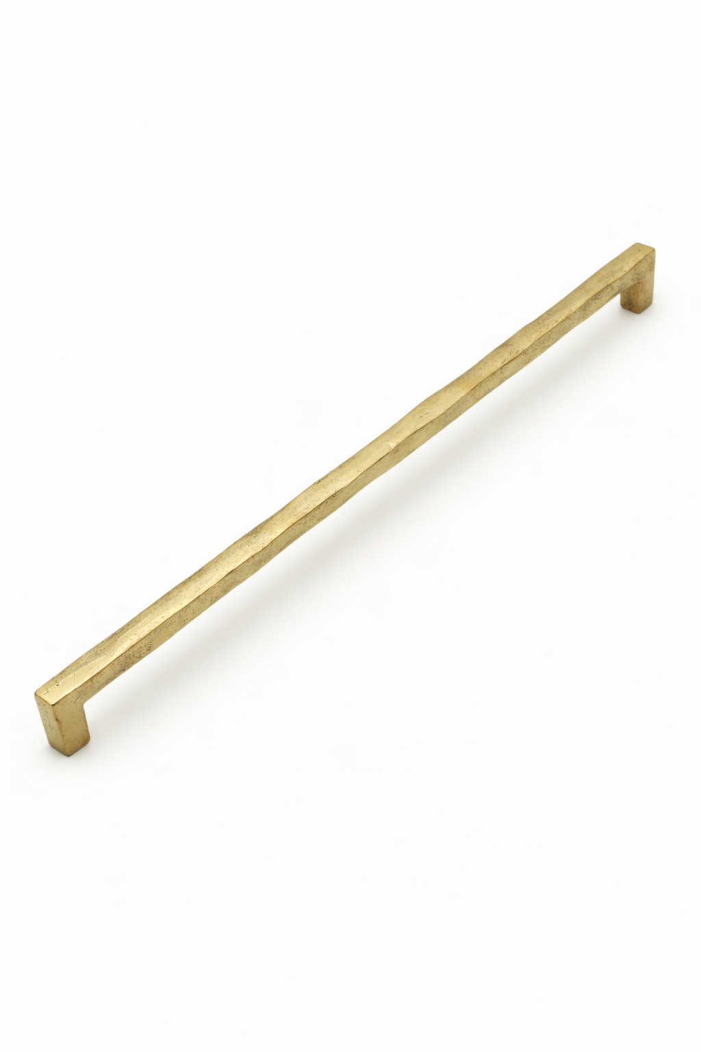 SOLID BRASS DOOR PULL WABI SABI SQUARE