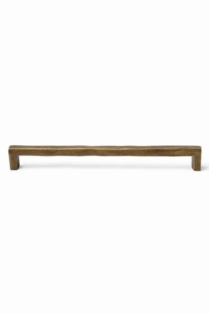 SOLID BRASS DOOR PULL WABI SABI SQUARE F10-F14