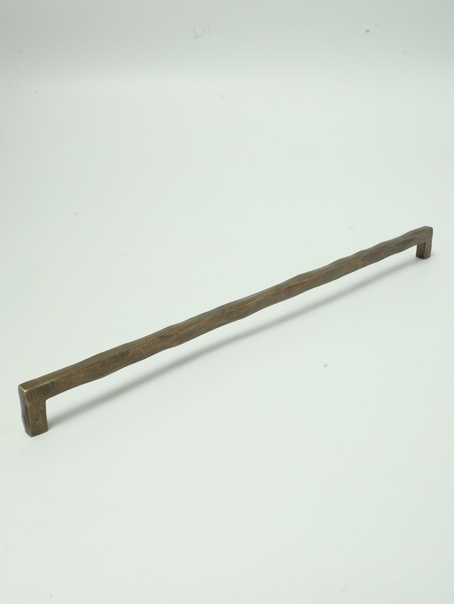 SOLID BRASS DOOR PULL WABI SABI SQUARE