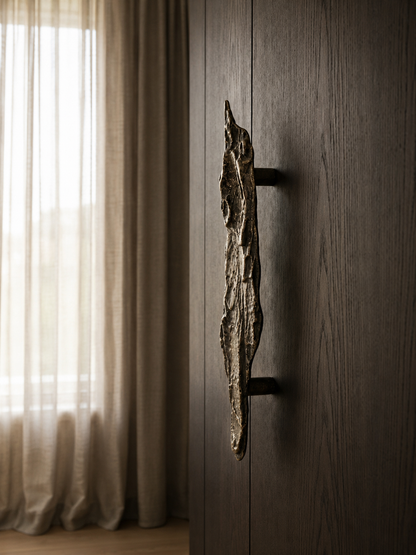 SOLID BRASS DOOR PULL F15