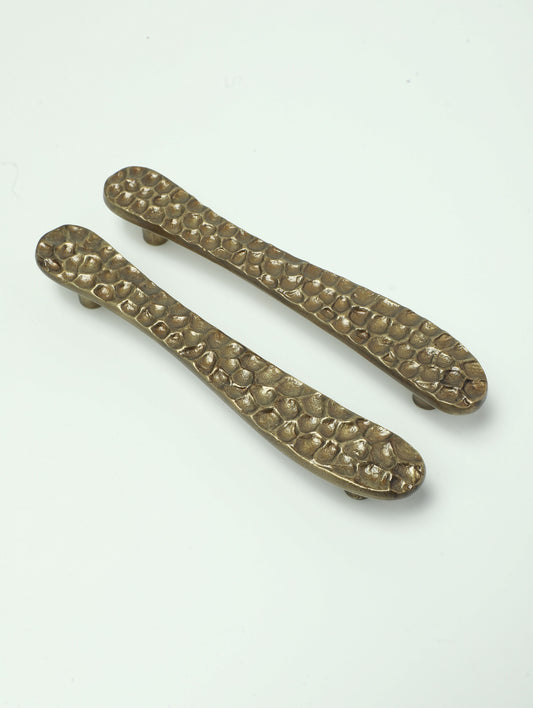 SOLID BRASS DOOR PULL F19