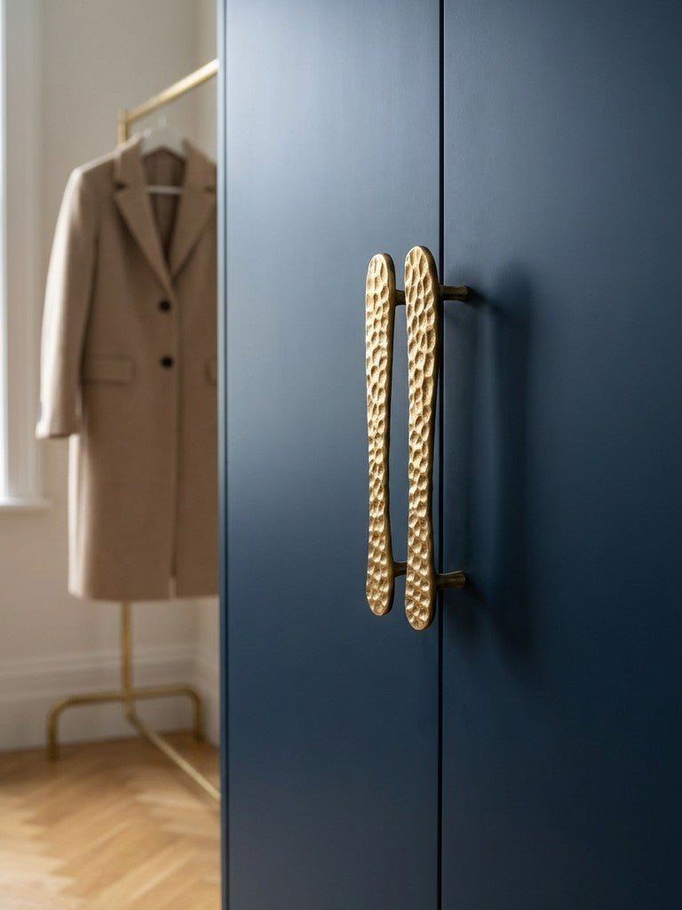 SOLID BRASS DOOR PULL F19