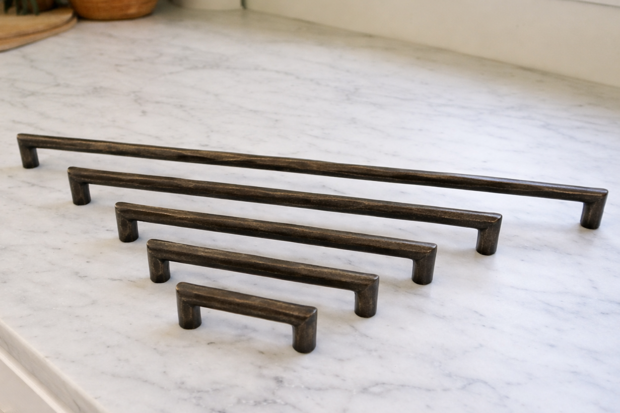 Wabi Sabi Luxury Solid Brass Door Pull