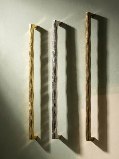 SOLID BRASS DOOR PULL WABI SABI SQUARE F10-F14