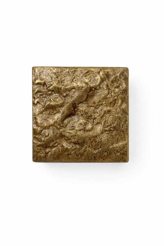 SOLID BRASS DRAWER & CABINET KNOB F49
