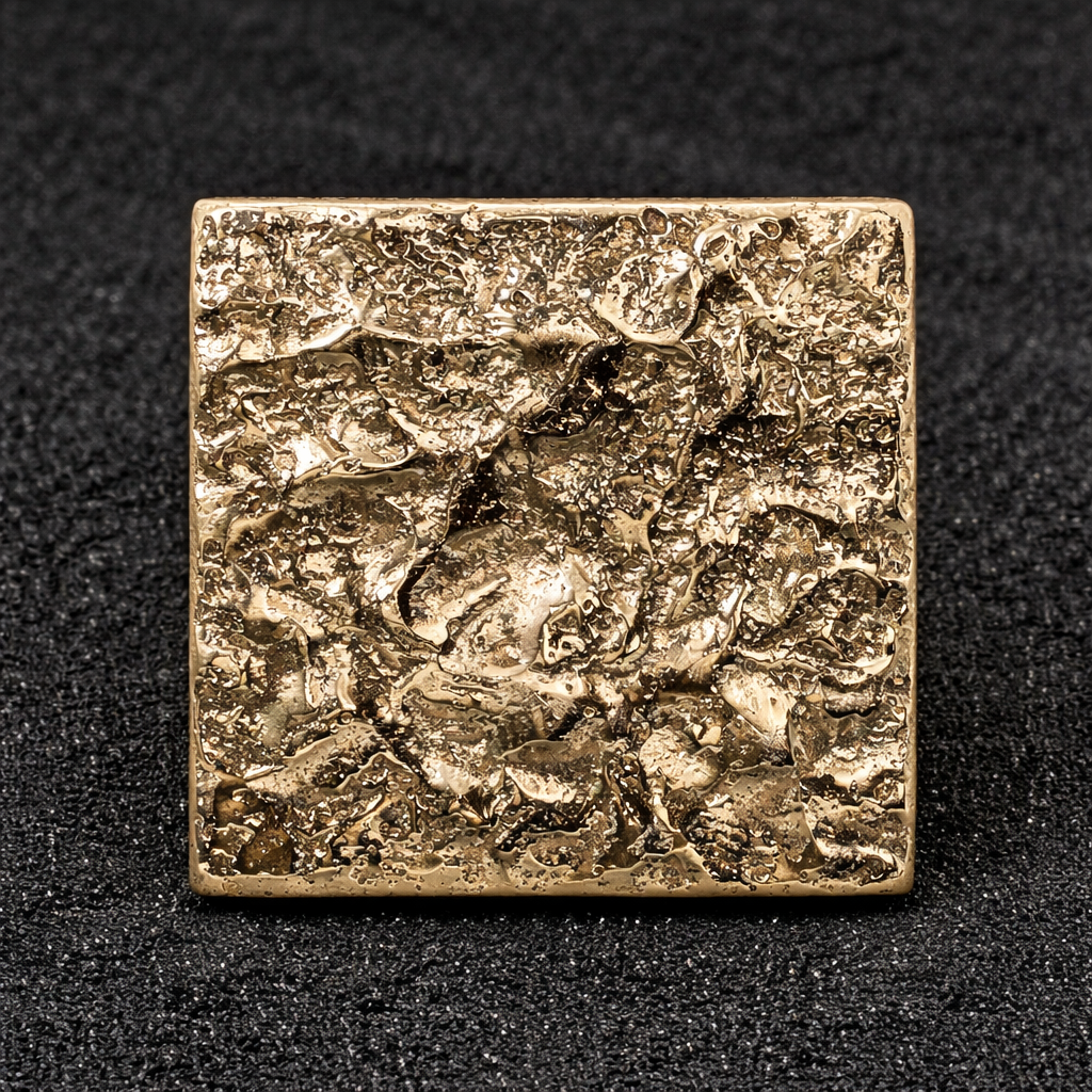 SOLID BRASS DRAWER & CABINET KNOB F49
