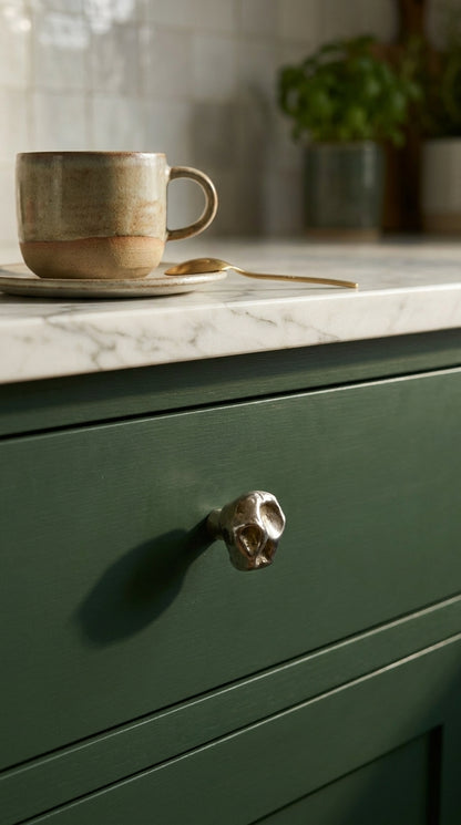 SOLID BRASS DRAWER & CABINET KNOB F53