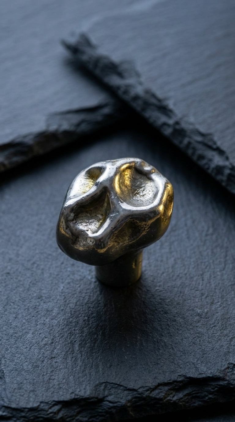 SOLID BRASS DRAWER & CABINET KNOB F53