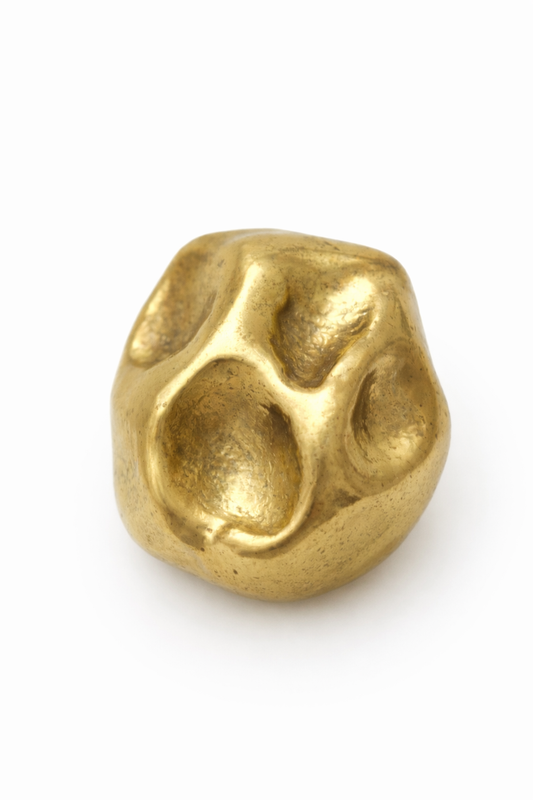 SOLID BRASS DRAWER & CABINET KNOB F53