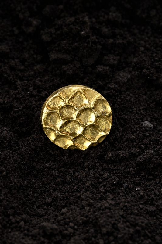 SOLID BRASS DRAWER & CABINET  KNOB F55