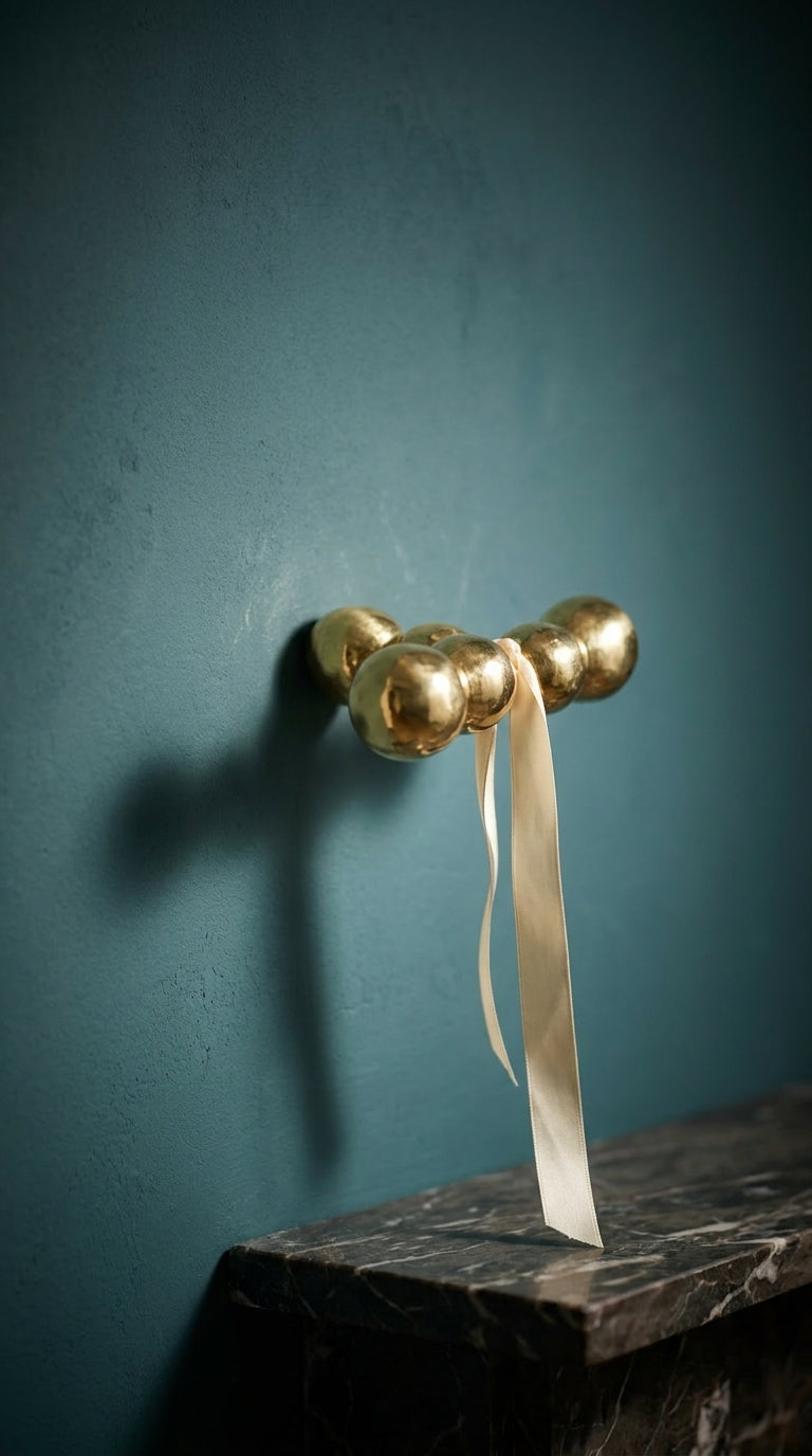 SOLID BRASS DRAWER & CABINET KNOB F65