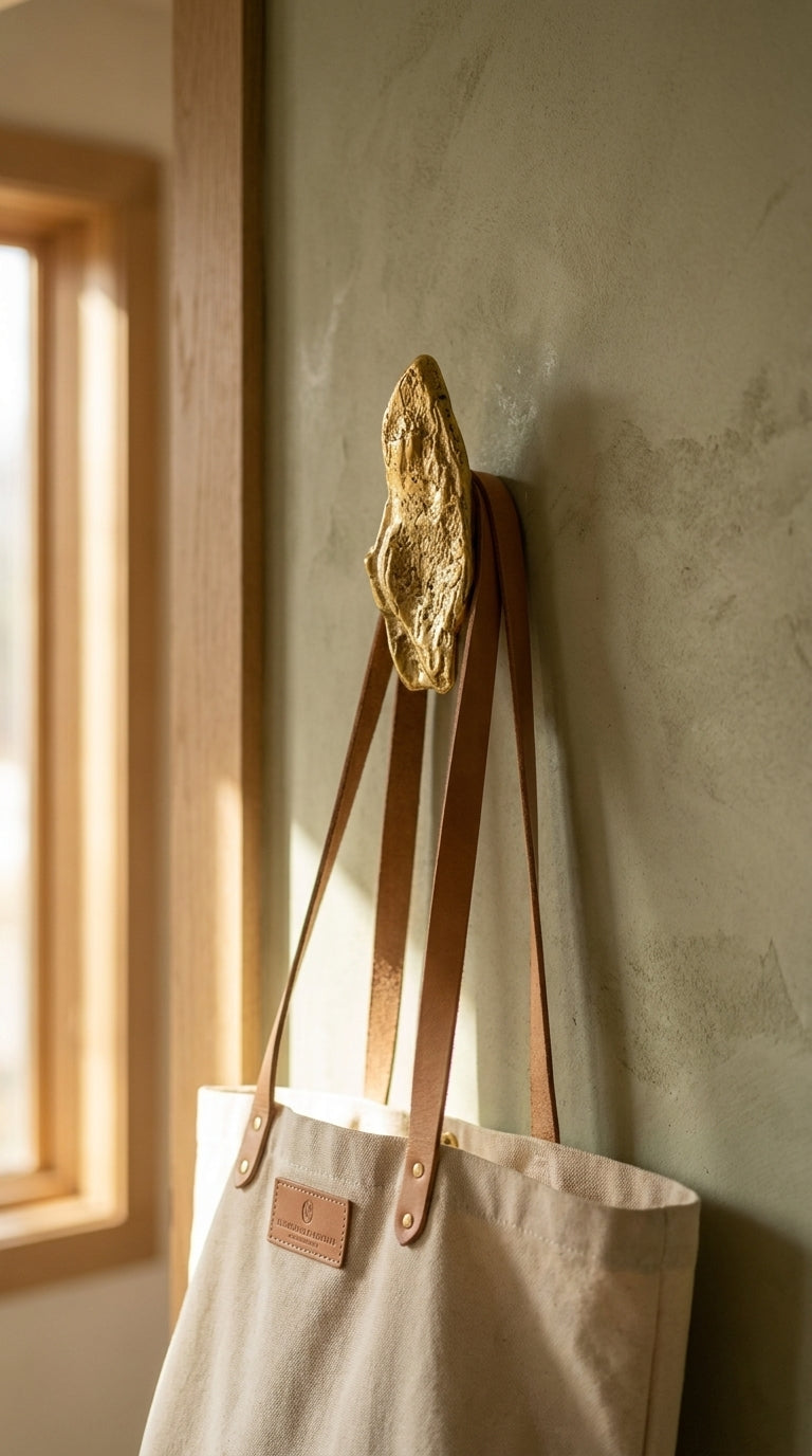 SOLID BRASS WALL HOOK F45