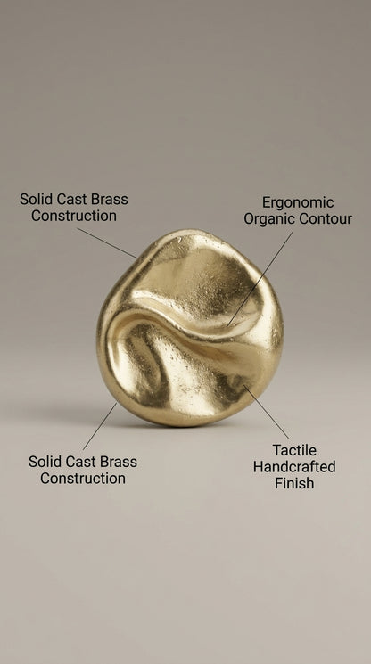 Solid Brass Cabinet and Drawer Knob F51
