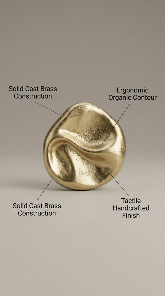 Solid Brass Cabinet and Drawer Knob F51