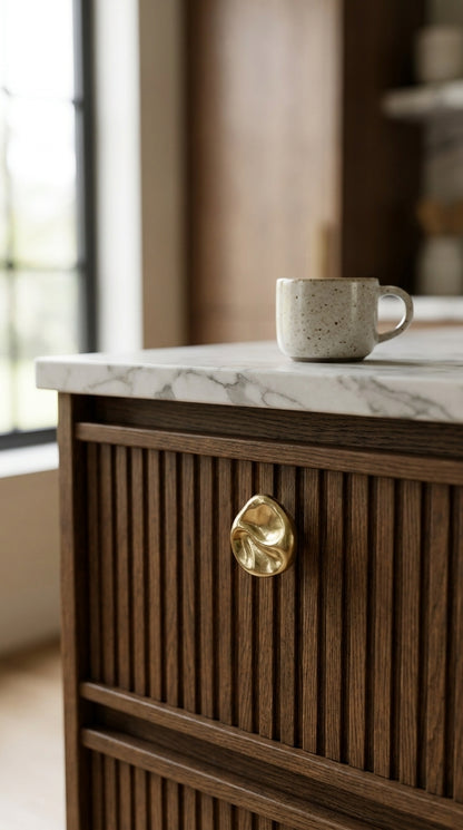 Solid Brass Cabinet and Drawer Knob F51