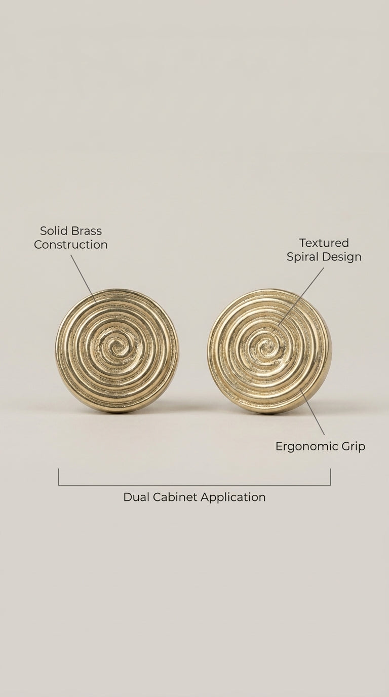 Solid Brass Cabinet and Drawer Knob F56