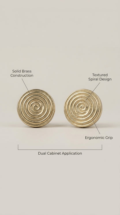 Solid Brass Cabinet and Drawer Knob F56