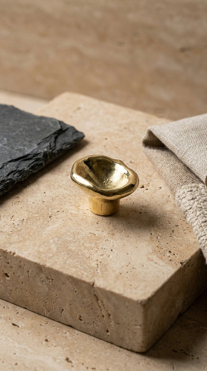 Solid Brass Cabinet and Drawer Knob F57