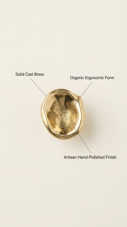 Solid Brass Cabinet and Drawer Knob F57