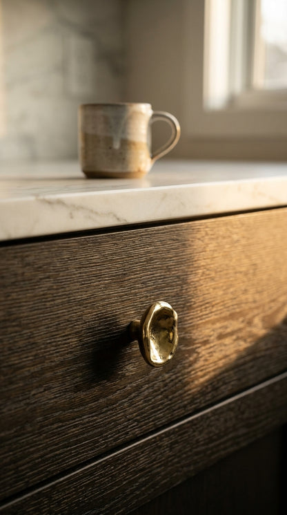 Solid Brass Cabinet and Drawer Knob F57