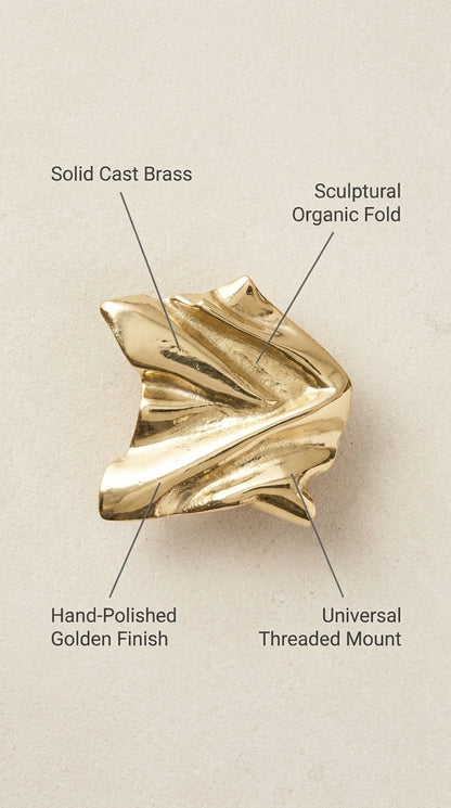 Solid Brass Cabinet and Drawer Knob F67