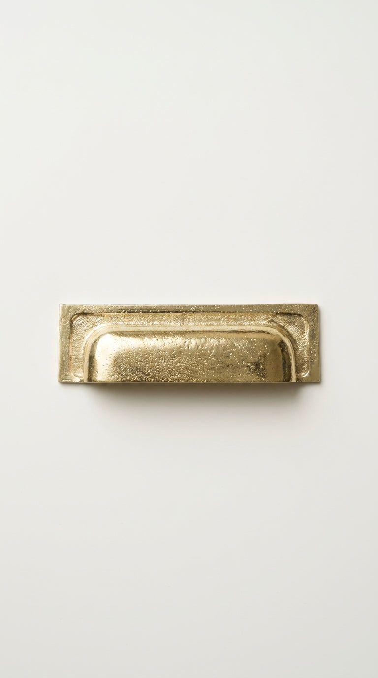 Solid Brass Door Cup Pull F171