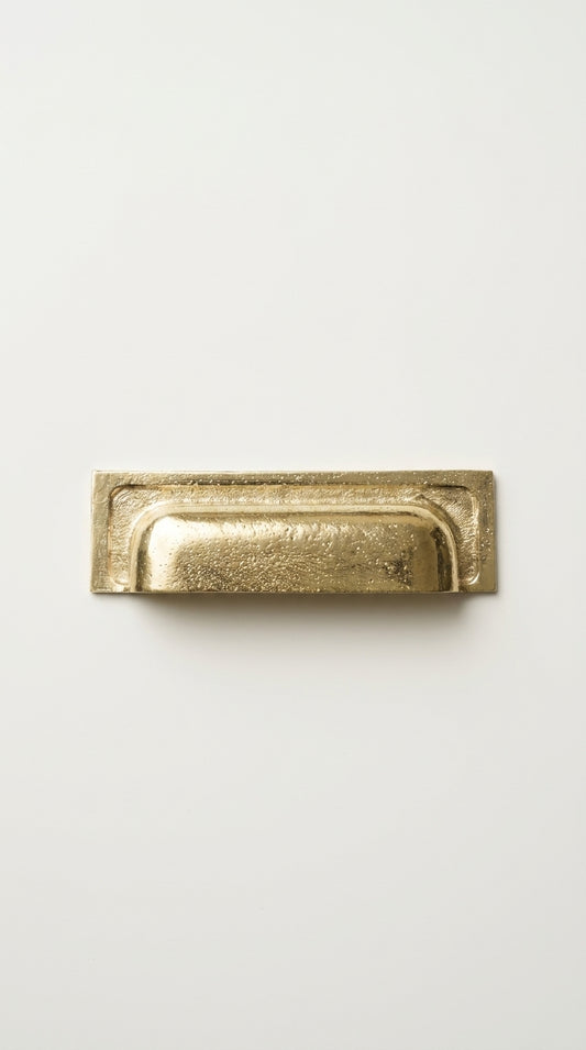 Solid Brass Door Cup Pull F171