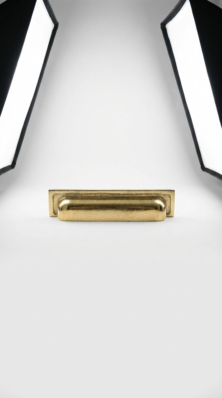 Solid Brass Door Cup Pull F171