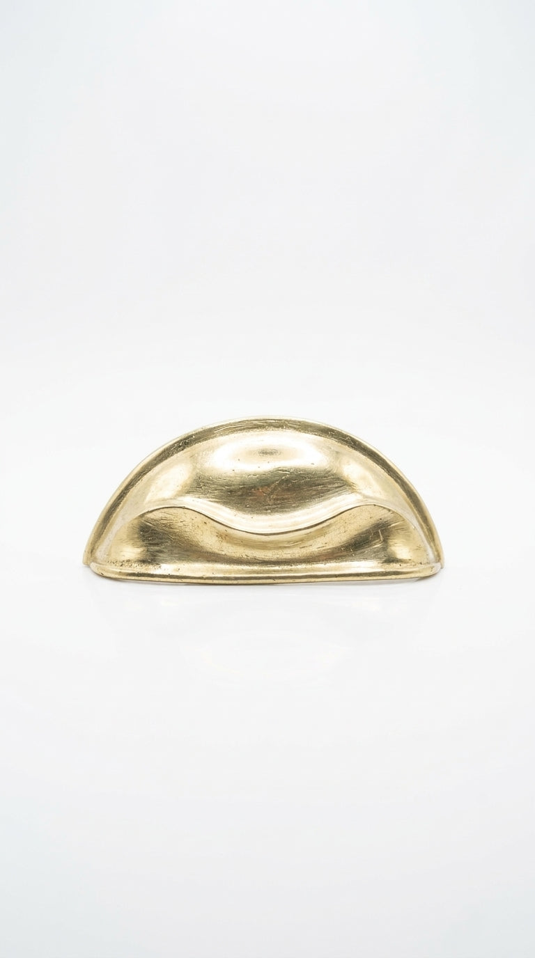 Solid Brass Door Cup Pull F172